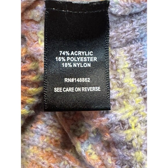 Torrid Multicolor Spacedye Knit Drop Shoulder Cardigan Sweater Size 0 Large - Picture 8 of 8